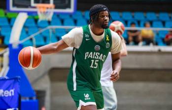 El norteamericano Michael Miles Jr., exNBA es una de las figuras que tendrá Paisas en la disputa de la Liga de Campeones que arranca este martes y jueves en el Iván de Bedout. FOTO MANUEL SALDARRIAGA 