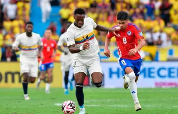 Ante Chile, por la fecha 10, Jhon Jáder Durán convirtió su primer gol con Colombia en las actuales clasificatorias. FOTO: GETTY