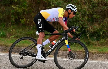 Egan Bernal sigue luchando por los primeros puestos de la Vuelta a España. FOTO X-INEOS