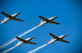 Fuerzas de combate de Estados Unidos y Colombia realizarán espectáculos de nivel mundial en la Feria en Rionegro. FOTO: CORTESÍA