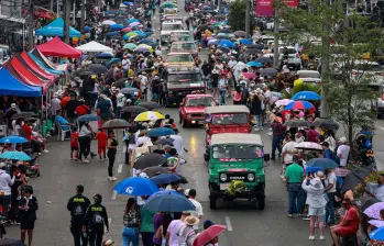 Uno de los desfiles para los que está sorteando boletas la Alcaldía de Medellín es el de Autos Clásicos y Antiguos, el cual está programado para el 7 de agosto. FOTO: EL COLOMBIANO.