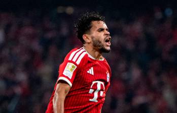 Luis Díaz sigue sumando nuevas marcas en Europa. FOTO @FCBayernES