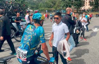 Nairo Quintana, uno de los visitantes de lujo de la Vuelta, la cual ganó en 2016. FOTO @GcnRacing