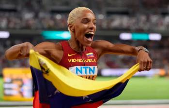 Yulimar Rojas fue campeona olímpica en los Juegos de Tokio 2021. FOTO: Tomada de X @AthleticsWeekly