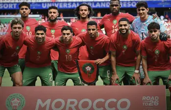 La selección de Marruecos, que empató este sábado ante Brasil en su debut en el Mundial de 2026, estuvo formada íntegramente por futbolistas nacidos fuera del país norteafricano. FOTO: Getty.