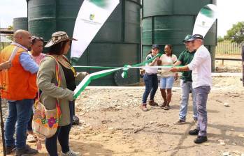 Los recursos para esta planta de tratamiento los puso la Gobernación de Antioquia y la Alcaldía de Zaragoza. FOTO: CORTESÍA GOBERNACIÓN