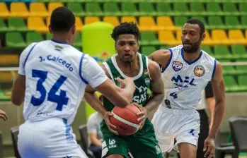 El escolta estadounidense, Brandon Weatherspoon, volvió a Paisas para la fase final del torneo, en busca de retener el título. FOTO CAMILO SUÁREZ 