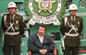 Miguel Rodríguez Orejuela, detenido el 6 de agosto de 1995 en Cali y posteriormente extraditado a los Estados Unidos el 11 de marzo de 2005. Foto: Policía