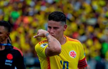 James Rodríguez es el segundo goleador histórico de la Selección Colombia con 29 anotaciones. FOTO: Juan Antonio Sánchez