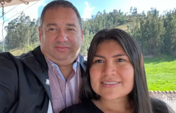 Gustavo González y Karen Manrique, congresista detenida por el caso de corrupción de la UNGRD. Foto: cortesía