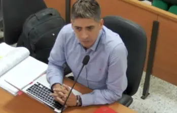 Mario Burgos, exfiscal. Foto: tomada de video