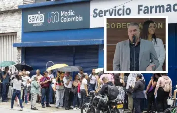 El gerente, Luis Fernando Arroyave Soto, relató la difícil situación que vive el hospital, el cual se ha visto afectado tanto en la prestación del servicio como en el pago al personal médico. Savia Salud salió al paso y respondió que sí ha girado parte de lo adeudado al hospital. FOTO: Cortesía Jaime Pérez y Gobernación de Antioquia