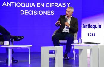 En el foro Antioquia impacta y transforma organizado por El Tiempo, el gobernador Andrés Rendón hizo un llamado al Gobierno nacional frente a obras claves para la región. Foto: cortesía.