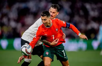 Ronaldo marcó el gol de la victoria de Portugal 1-2 sobre Alemania en semifinales de Liga de Naciones. FOTO: GETTY