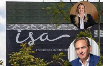 La iniciativa, presentada por Ecopetrol, también permitiría renovar por completo la Junta Directiva. La decisión llega mientras ISA debe rehacer la selección de Jorge Andrés Carrillo, cuya elección anuló el Consejo de Estado. En la imagen Ana María Ríos y Joaquín Gutiérrez, presidente de Ecopetrol. FOTO: Cortesía ISA y Ecopetrol.