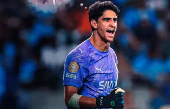 El arquero Yassine Bounou, quien fue la figura con Marruecos en Qatar, ahora se luce con el Al Hilal en el Mundial de Clubes. FOTO TOMADA X @fifaworldcup_es