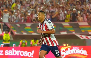 Muriel, figura del primer juego de la final entre Junior y Nacional. FOTO X-JUNIOR DE BARRANQUILLA