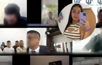 El 1 de agosto un juez de Cali legalizó la captura de cinco personas investigadas por el crimen de María Camila Potosí. Foto: tomada de video y redes