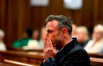 Pistorius, de 37 años, obtuvo la libertad condicional el 24 de noviembre. FOTO AFP