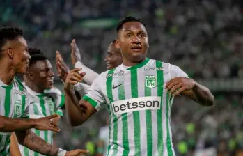 Alfredo Morelos es titular con Atlético Nacional para el duelo contra Llaneros en el Atanasio Girardot. FOTO JUAN ANTONIO SÁNCHEZ 