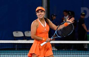La colombiana Camila Osorio avanzó a la tercera ronda del Indian Wells, algo que alcanzar por primera vez en su carrera. FOTO CORTESÍA FEDECOLTENIS 