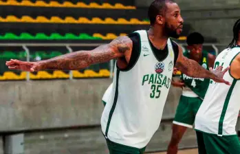 Thomas Robinson el refuerzo de lujo que tiene Paisas para la serie por cuartos de final de la Liga de Campeones de las Américas, ante Flamengo. FOTO: Julio César Herrera