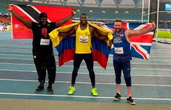 Andrés Felipe Mosquera ya es rey del lanzamiento de jabalina en paratletismo. FOTO: Cortesía Comité Paralímpico Colombiano