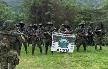 Autodefensas Conquistadores de la Sierra Nevada (ACSN). Foto: tomada de video