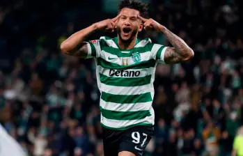 Luis Suárez, goleador de la Liga de Portugal. FOTO AFP