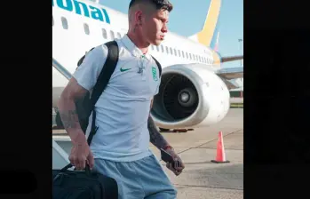 Atlético Nacional llegó a territorio uruguayo y ya realizó el primer entrenamientos con miras al partido del miércoles. TOMADA X@nacionaloficial