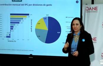 Piedad Urdinola, directora del Dane, presentó los datos de inflación a mayo de 2024. FOTO tomada de YouTube