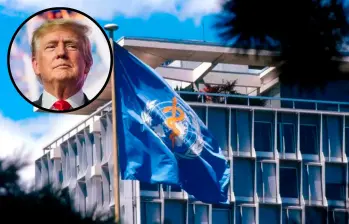 El presidente Donald Trump anunció en enero de 2025 que Estados Unidos se saldría de la OMS. FOTO COLPRENSA