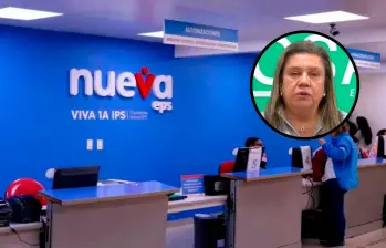 La agente interventora de la Nueva EPS, Gloria Polanía Aguillón, fue nombrada en el cargo en agosto de 2025. FOTO CORTESÍA NUEVA EPS