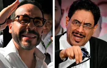 Los candidatos Abelardo de la Espriella e Iván Cepeda fueron los candidatos que pasaron a segunda vuelta. FOTO CORTESÍA