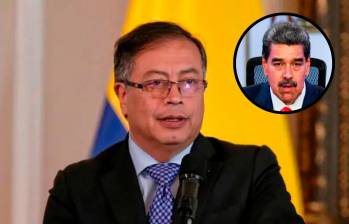 El presidente de Colombia, Gustavo Petro, y el presidente de Venezuela, Nicolás Maduro. FOTO COLPRENSA Y GETTY