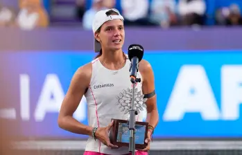 Emiliana Arango subcampeona del WTA 500 de Guadalajara. FOTO Cortesía Guadalajara