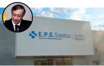 El grupo empresarial propietario de Sanitas EPS criticó los calificativos que Petro usó contra ellos el pasado 20 de julio. FOTO COLPRENSA
