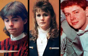 El estudiante William Flynn, la profesora Pamela Smart y el esposo de ella, Greggory Smart. FOTO CORTESÍA