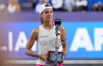 Emiliana Arango subcampeona del WTA 500 de Guadalajara. FOTO Cortesía Guadalajara