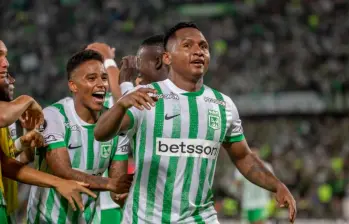 Juan Manuel Zapata y Alfredo Morelos titulares de Atlético Nacional para el duelo contra Pereira. FOTO JUAN ANTONIO SÁNCHEZ 