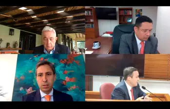 La Fiscalía continúa con el interrogatorio a sus testigos del caso contra el expresidente Álvaro Uribe. FOTO CAPTURA DE PANTALLA