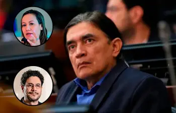 Gustavo Bolívar envió un mensaje a sus copartidarios, Carolina Corcho e Iván Cepeda. FOTO COLPRENSA
