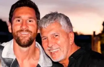 Lionel y su padre Jorge Messi. FOTO INSTAGRAM MESSI