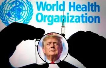 El presidente de Estados Unidos, Donald Trump, ha criticado desde la campaña de 2024 a la OMS. FOTO GETTY