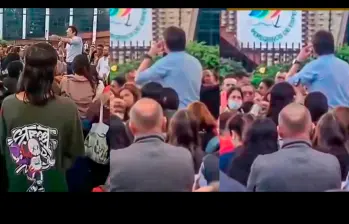 El senador Miguel Uribe Turbay fue víctima de un atentado en medio de un acto de campaña en Bogotá. FOTO CAPTURA DE VIDEO