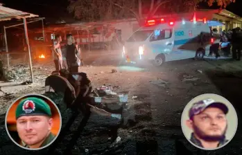 José Sánchez Navarro, alias Wilser, y Alonso Contreras Ramírez, alias Fercho, son los dos cabecillas señaladas como presuntos responsables del atentado en Aguachica. FOTO REDES SOCIALES