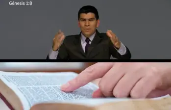 La traducción en lengua de señas está disponible en una página web. FOTO GETTY Y CAPTURA DE VIDEO