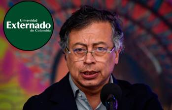 El presidente Gustavo Petro habló de su deseo de poder ser rector de la Universidad Externado. FOTO COLPRENSA