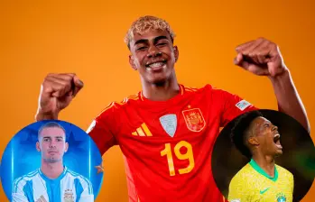 Yamal, Mastantuono y Estevao son algunas de las figuras que no jugarán el Mundial Sub-20 en Chile. FOTOS: Getty y tomadas de redes sociales.