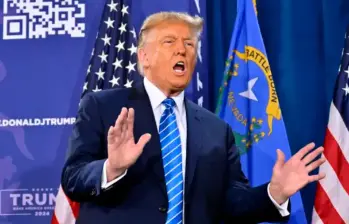 En una reciente entrevista, el presidente de Estados Unidos, Donald Trump, habló al respecto de la tensión que vive el país norteamericano con el gobierno de Nicolás Maduro en Venezuela. FOTO: Getty Images. 